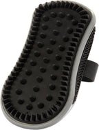 Side view of FURminator rubber curry brush for professional home pet care and deshedding