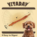 Close up of hand-braided Vitaday Turkey Tendon strips