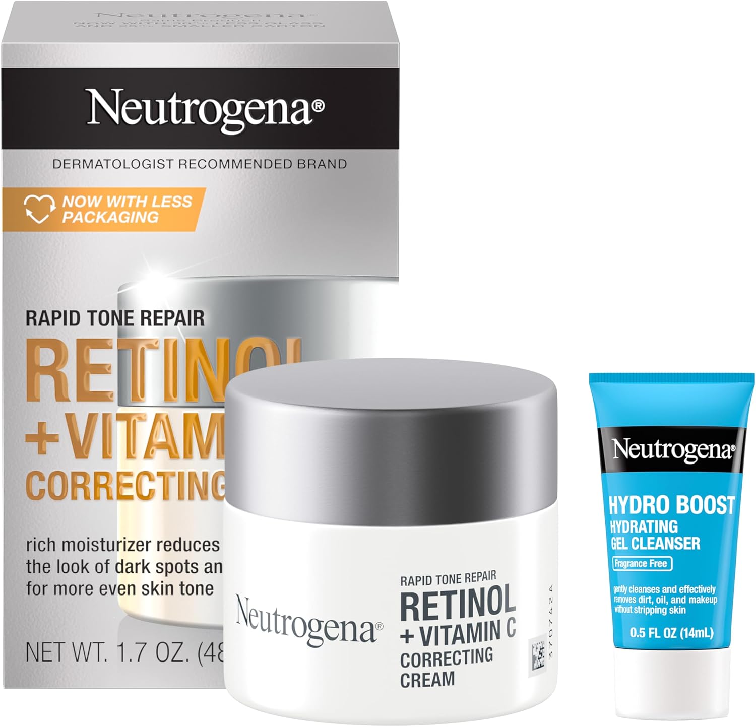 Neutrogena Rapid Tone Repair Retinol and Vitamin C Cream front view