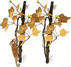 BNOSDM Reptile Climbing Branch Flexible Bend-A-Branch Jungle Vines Terrarium Plant Decoration with Suction Cup for Crested Gecko Chameleon Gecko Snake Tree Frog 2PCS - Image 10