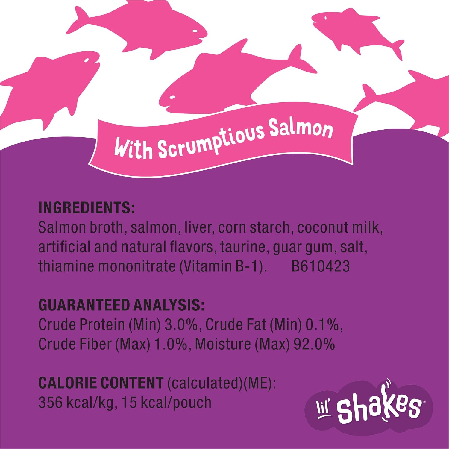 Authentic imported Purina lickable salmon treat for adult cats