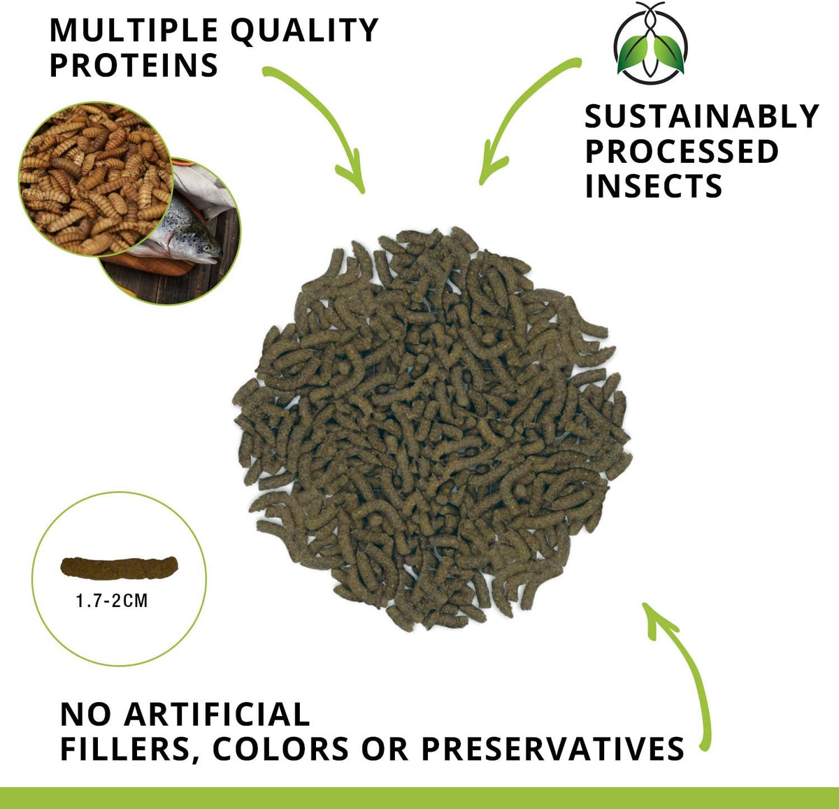 Fluval Bug Bites Bottom Feeder Fish Food Sticks front view packaging