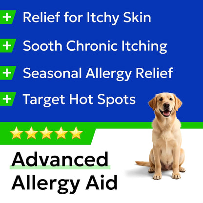 Bark&Spark omega three and quercetin supplement jar for dog hot spots