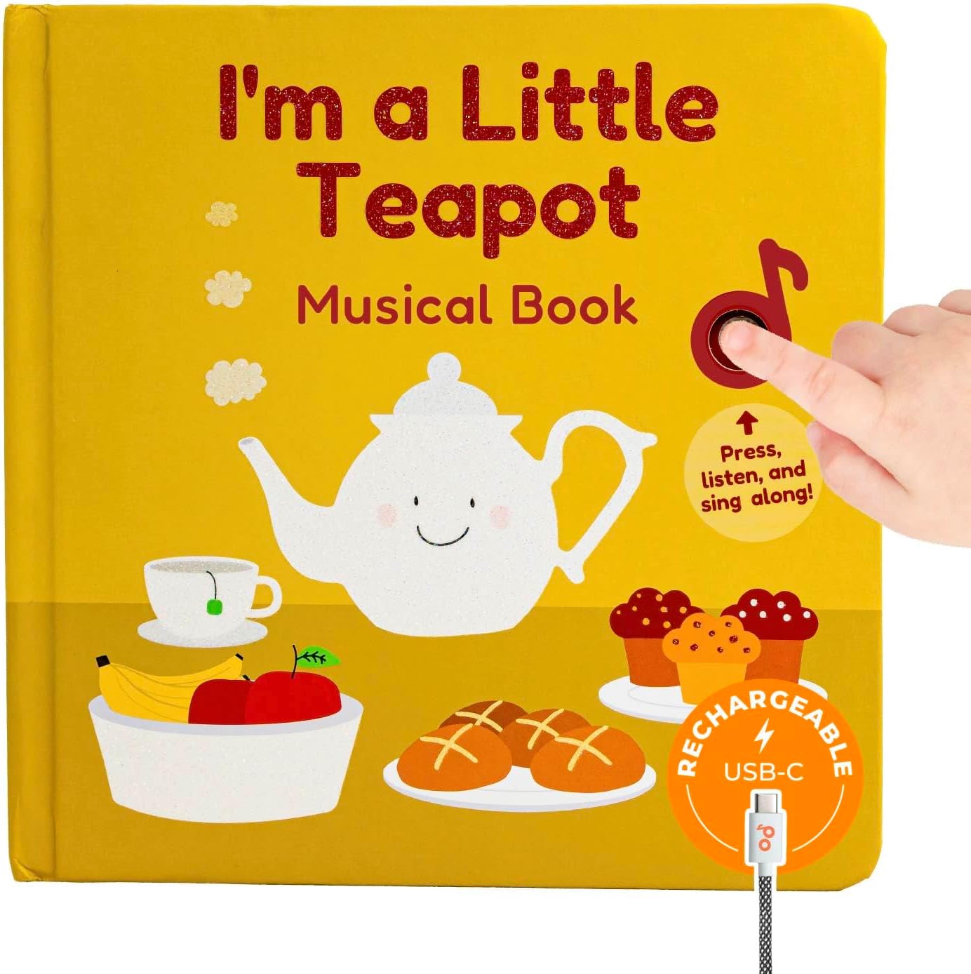 Cali's Books I'm a Little Teapot interactive musical book front cover