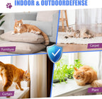 Natural orange scent cat repellent spray for indoor use