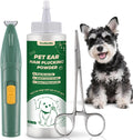 EcoStylife dog ear hair removal kit with powder and tools