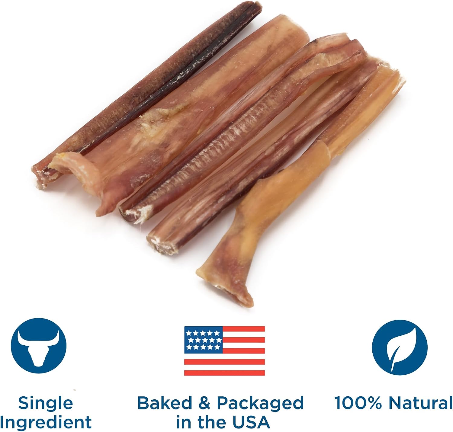 Grain free and rawhide free single ingredient dog treats
