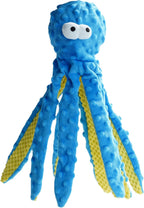 Packaging view of the four piece imported marine theme durable puppy teething kit