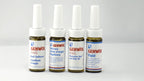 Gehwol 0.5 fluid ounce nail strengthening oil bottle close up