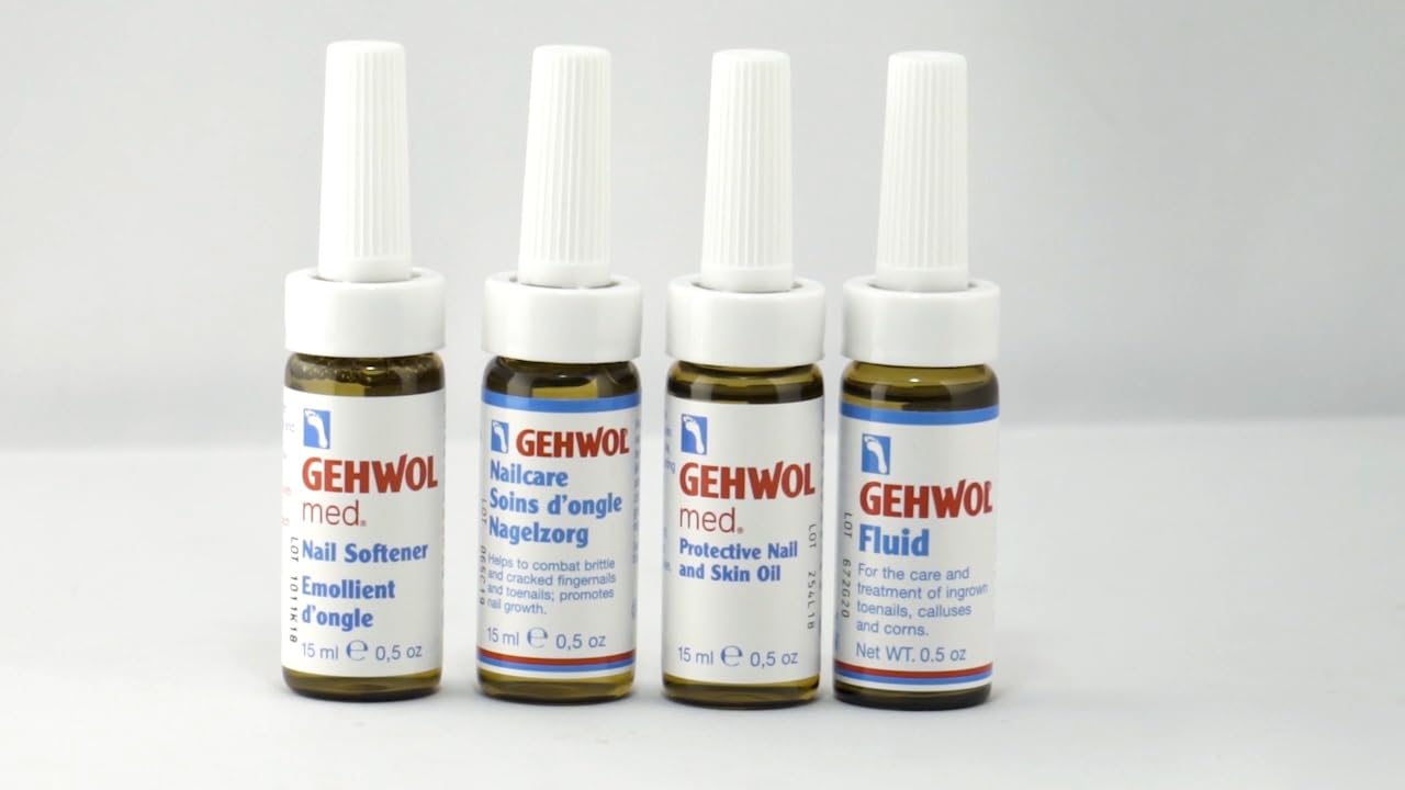 Authentic Gehwol imported nail treatment for promoting healthy growth and flexibility.