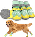 Huafly dog shoes size 7 front view for summer pavement