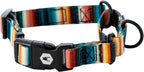Wolfgang Heavy Duty Martingale Dog Collar with Quick Release Nylon Buckle for Walking & Training, Overland Print, Large - Image 9