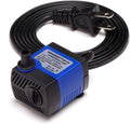 Aquaneat submersible water pump front view showcasing adjustable flow dial