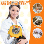 BINGPET Cat Cone Collars Soft,Cat Recovery E Collars After Surgery to Stop Licking,Waterproof Adjustable Elizabeth Neck Cones Cute Pet Donut Pillow for Cats Kitten Puppy Wound Healing After Surgery,S - Image 9