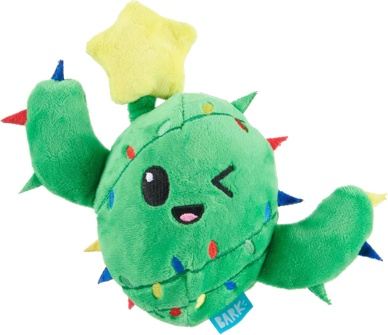 Barkbox Consuela the Cactus 2-in-1 Interactive Plush Dog Toy - Squeaky Dog Chew Toy with Crinkle Layers - for Large Dogs and Puppies - Image 12