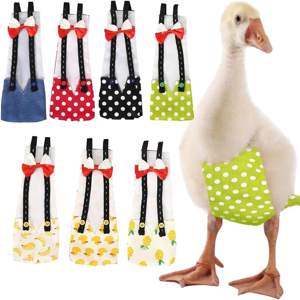 QBLEEV Pet Cole Duck Diapers for Baby Ducks, Chicken Diapers for Real Hens, Fashionable Duckling Nappy Poultry Cloth for Indoor Chick Goose Hen - Image 11