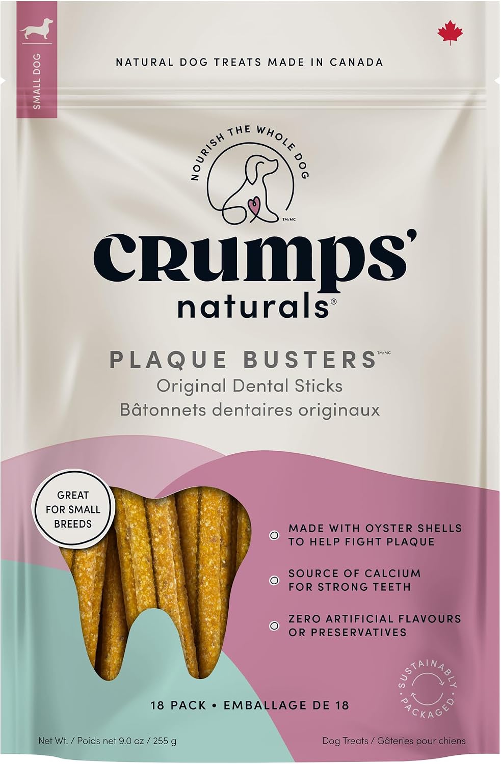 Crumps' Naturals Plaque Busters Advanced - Whole Mouth Care Dental Sticks 9.5oz - Image 11