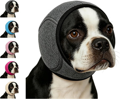 Zenpup Noise Cancelling Ear Wrap, Dog No Shake Ear Muffs Noise Protection Firework Thunder Vacuum, Comfortable Quiet Dogs Calming Hoodie, Adjustable for Grooming Bathing & Swimming (Black, Medium) - Image 13