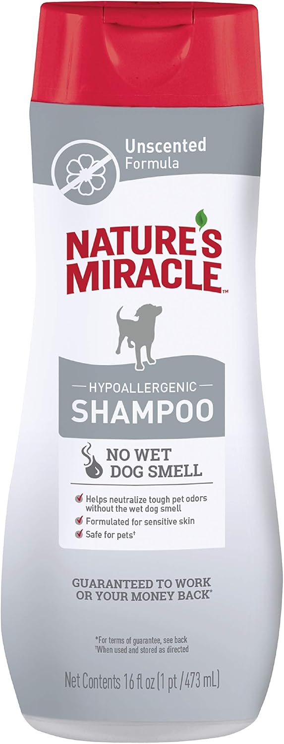 Nature's Miracle Hypoallergenic Shampoo & Conditioner for Dogs, 16 Oz, Unscented - Image 11
