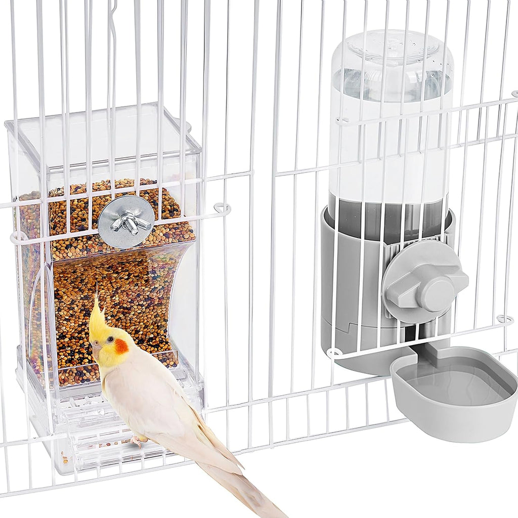 lemtrflo No Mess Bird Feeder Water Dispenser Set, Bird Feeder for Cage - Image 10