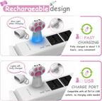 Interactive electronic pet chaser displaying five light pattern options