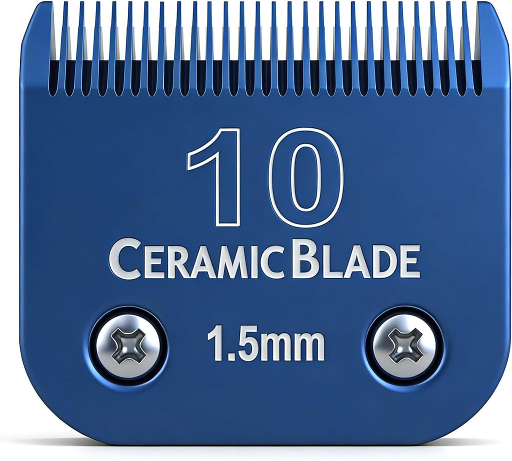Authentic DODAER ceramic replacement blades for dogs and cats presented on a clean background