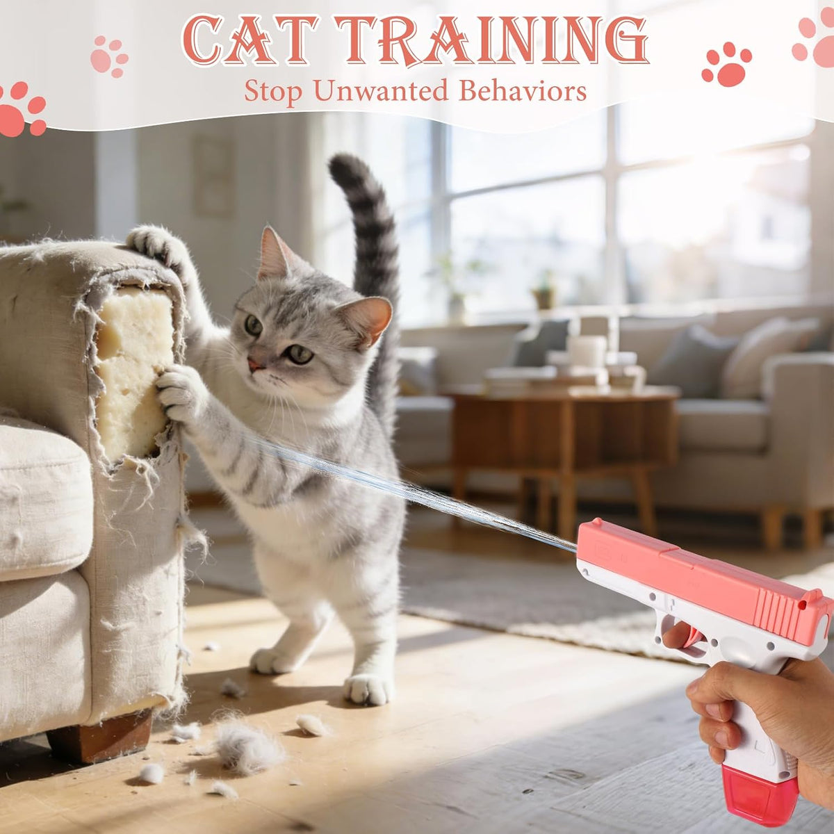 Wembley blue and pink pet training water spray set