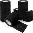 QUMY Self-Adhesive Bandage Wrap 6 Pack, 2 Inch x 5 Yards Cohesive Breathable Non-Woven Vet Tape for Pets, Dog Bandage Shoes, Wound First Aid Gauze for Dog, Horse, Cat, Elastic Wrap for Ankle, Sports - Image 10