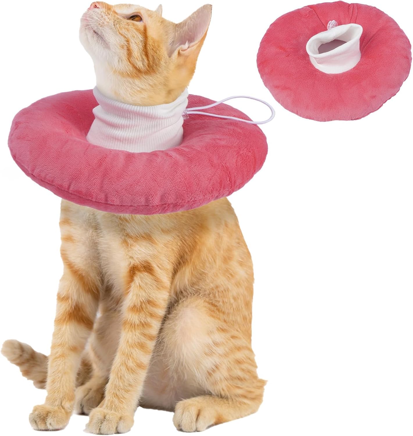 Cat Cone Collar Soft, Adjustable & Lightweight Kitten Elizabethan e Collar to Stop Licking After Surgery, Ideal for Wound Recovery, Durable & Machine Washable, Blue Small - Image 10