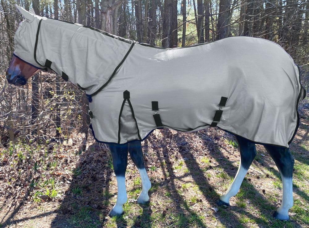 Rugged Ride horse fly sheet front buckle closure detail