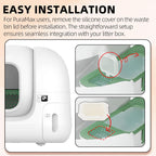 Replacement odor eliminator tablets for automatic feline litter trays