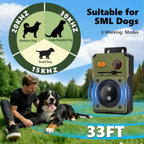 Djnfgq ultrasonic barking control unit mounted in a garden