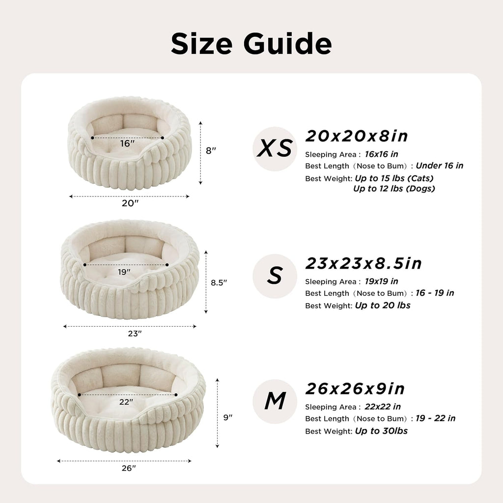 Bedsure pet bed with removable inner cushion detached