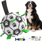 Amasiver Dog Soccer Ball Toys, World Cup Dog Soccer Ball with Straps, Puppy Birthday Gifts, Water Toy, Herding Ball, Durable Balls for Small Medium Pet, Puppy Outdoor Toy (6 Inch-Medium) - Image 10