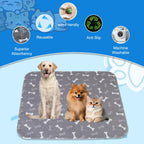 Neinkie waterproof puppy pad inside a dog playpen