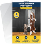 PROTECTO 2 Pack Heavy Duty Door Protector from Dog Scratching, 30 x 20" Clear Door Scratch Protector, Easy to Install on Window, Wall, Screen & Sliding Doors, Cat Scratch Guard for Indoors Outdoors - Image 9