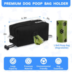 Voxget dog waste bag dispenser with metal carabiner clip