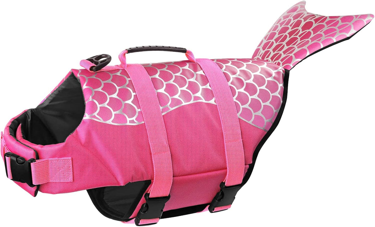 Dogcheer Dog Life Jacket, Cute Shark Dog Life Vest for Swimming Boating with Superior Buoyancy and Rescue Handle, Adjustable Puppy Floating Swim Vest for Small Medium Large Dogs - Pool Blue, XS - Image 9