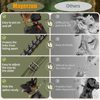 Mayerzon Martingale No Pull Collar for Medium Large Dogs German Shepherd Doberman Pitbull, Patented Anti Pull Correction Dog Collar for Safety Walking Training, Reflective, Adjustable(M/L, Army Green) - Image 5
