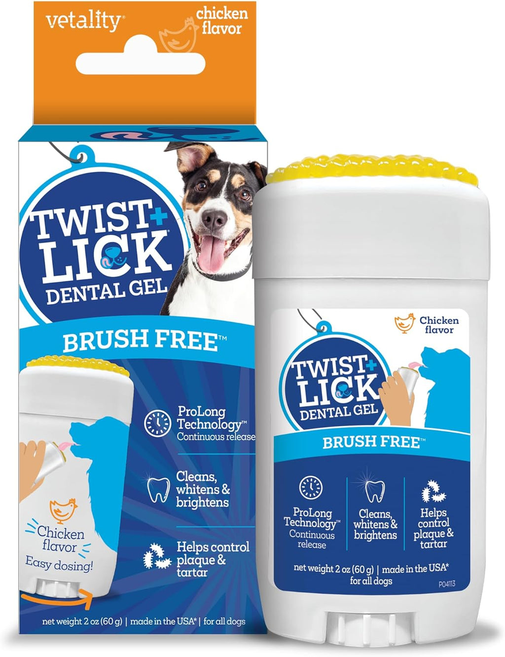 Vetality Twist and Lick dental gel 30 day supply label