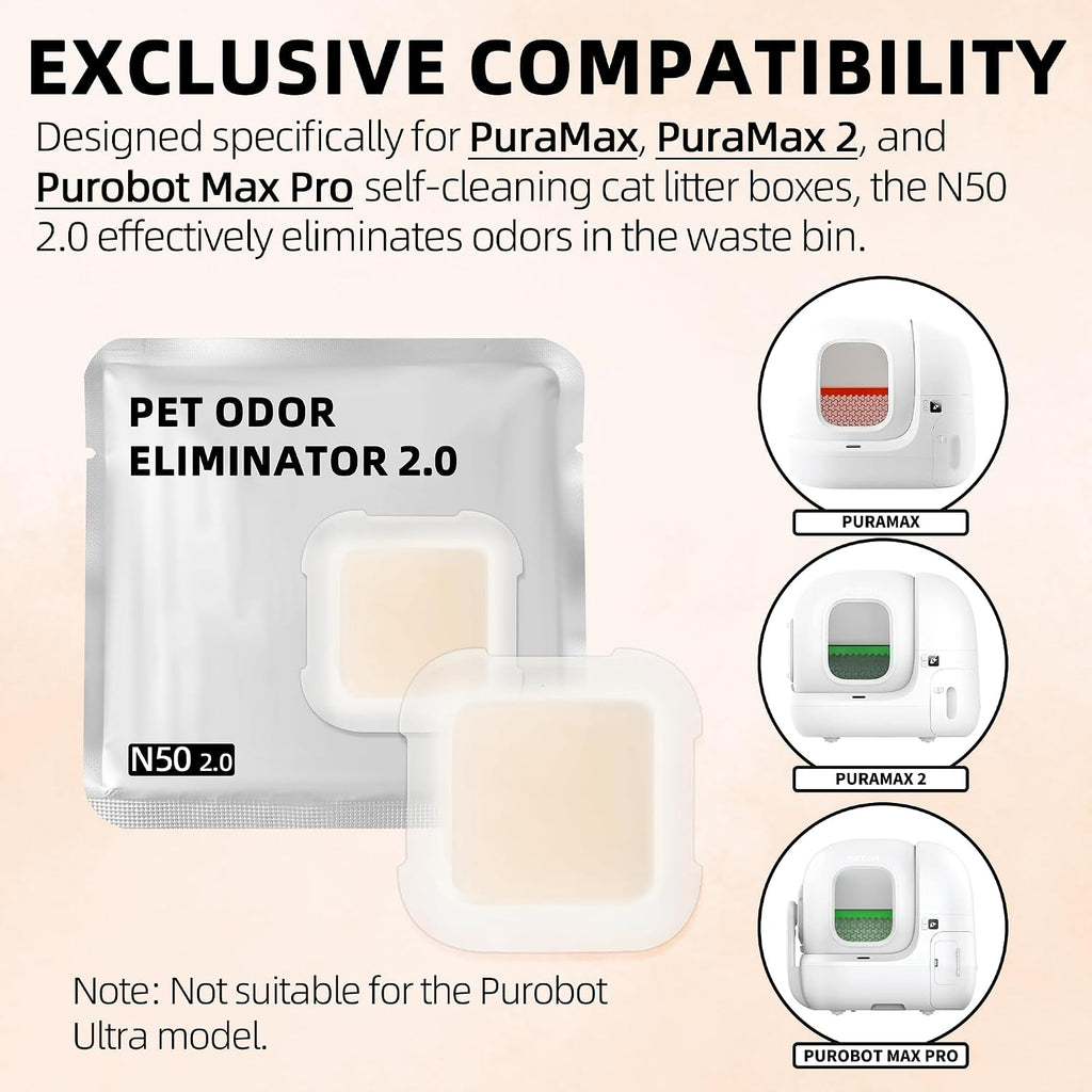 Unscented non toxic cat litter box odor remover block close up