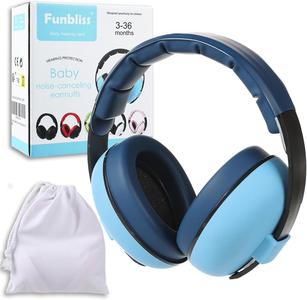 Elyzio Funbliss baby ear protection headphones front view