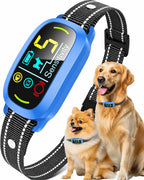 Smart AI Bark Collar for Large Medium Small Dogs, Anti Barking Device with 5 Training Modes, Exclusive Forced Bark-Stopping, Rechargeable IP67 Waterproof Bark Collar with 5 Sensitivity (Black) - Image 9