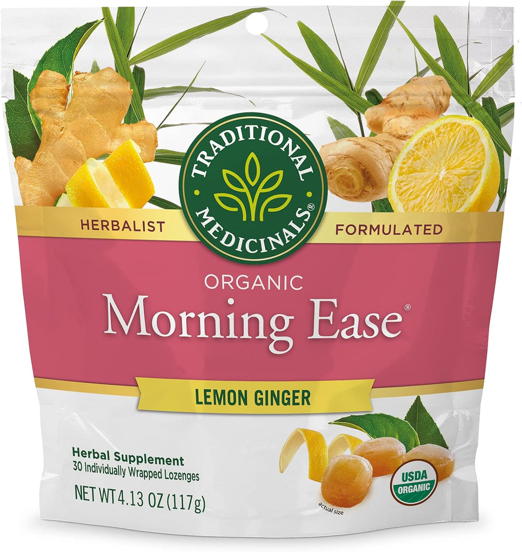 Traditional Medicinals Organic, Belly Comfort Lozenges, Lemon Ginger - Supports Nausea Relief and Occasional Indigestion - Non-GMO, Stimulant-Free - 30 Individually Wrapped Lozenges - Image 7