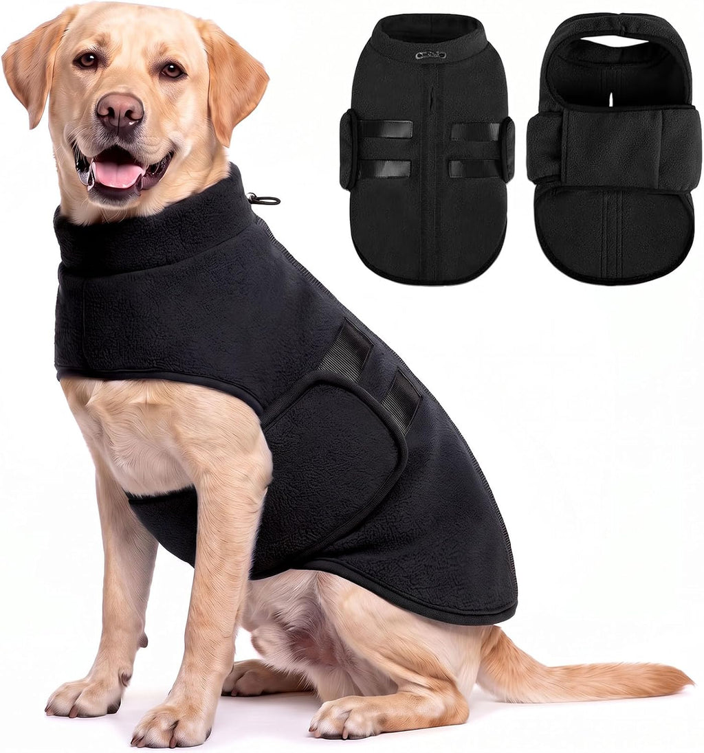 Small Dog Sweater,Fleece Dachshund Sweater Jacket with Leash Hole - Image 12