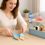Thymart handheld small animal waste cleaning tool set displayed on a clean countertop