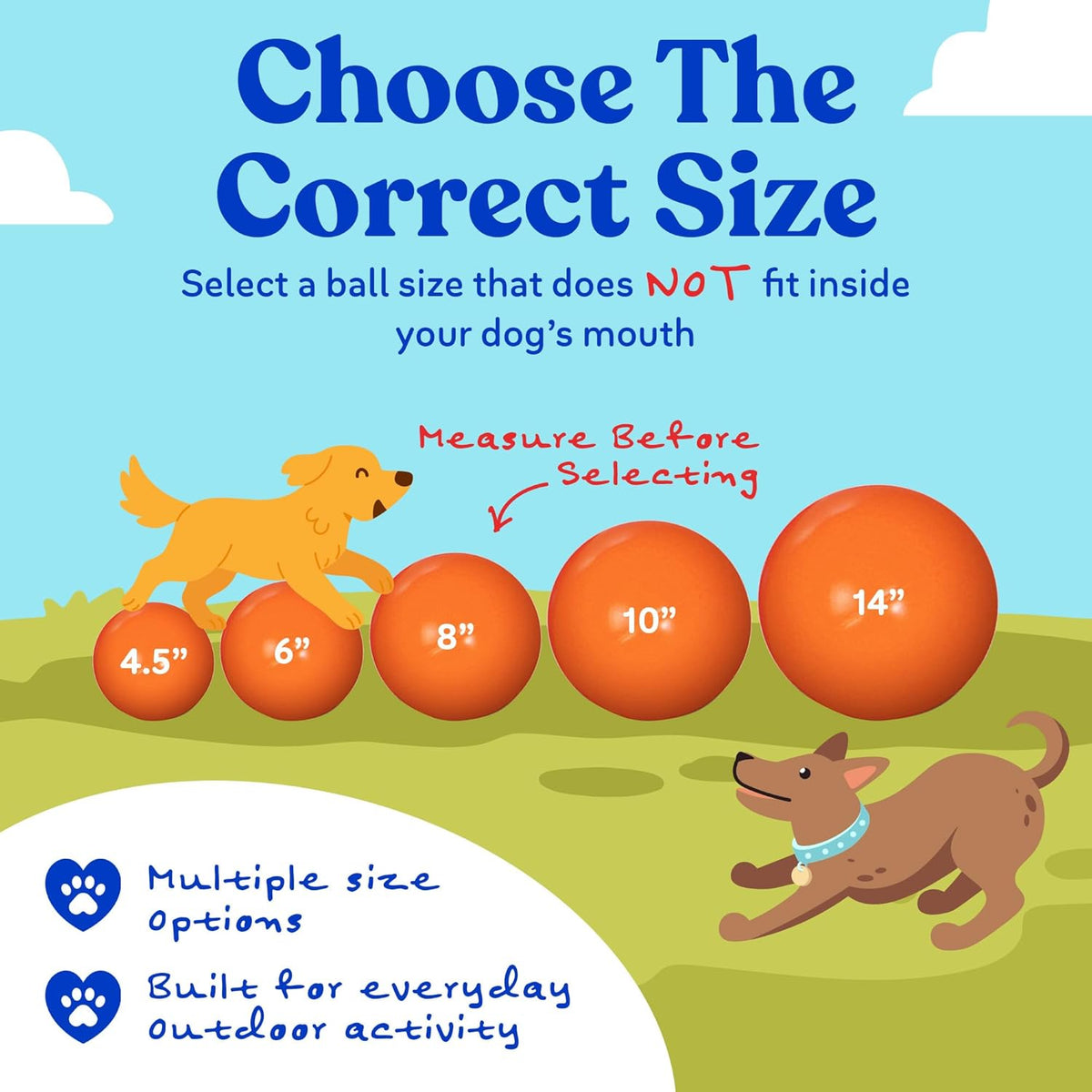Doggie Dooley durable ball floating in water