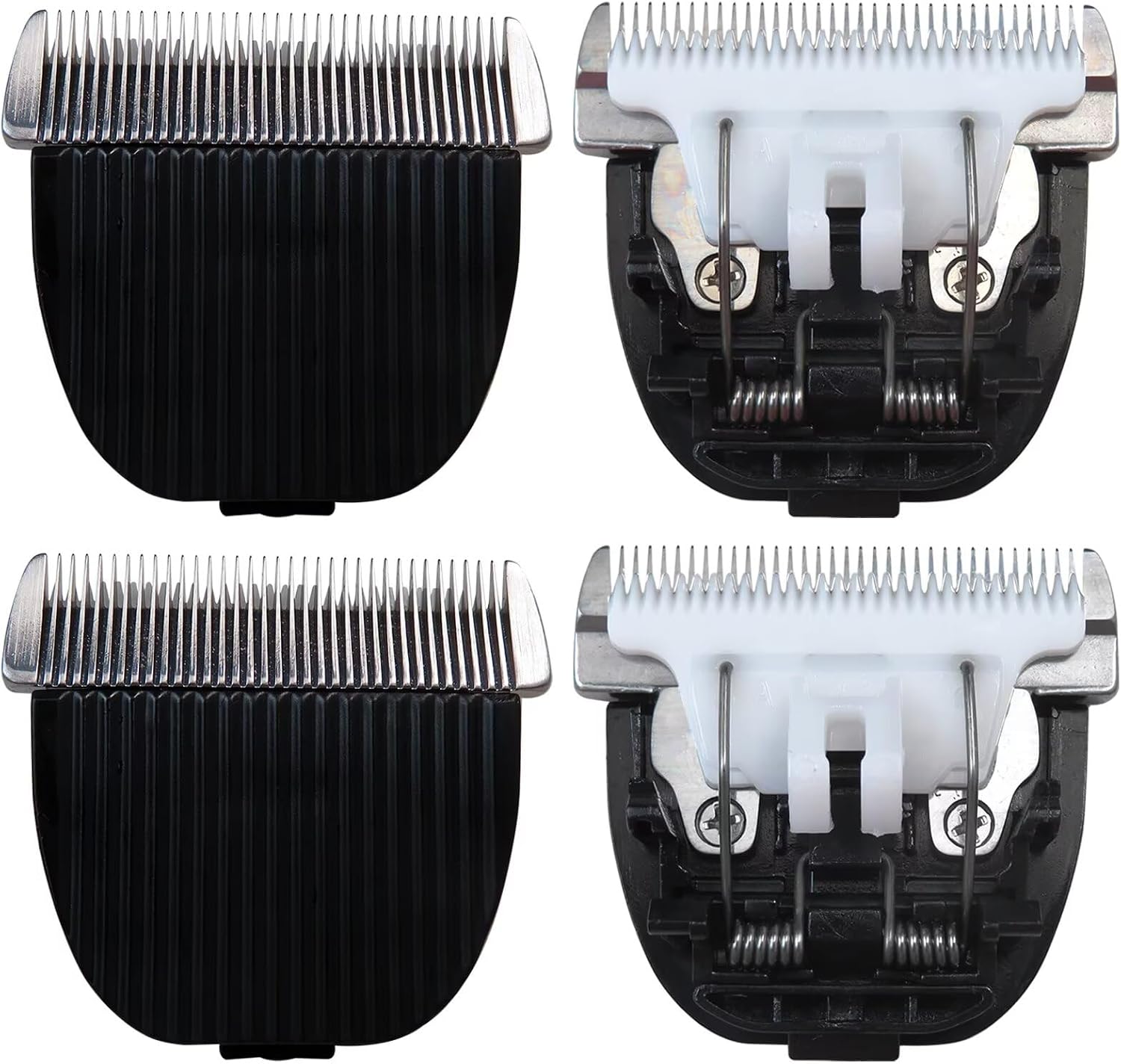 GRABOTE 4 pack pet grooming blades in protective packaging layout