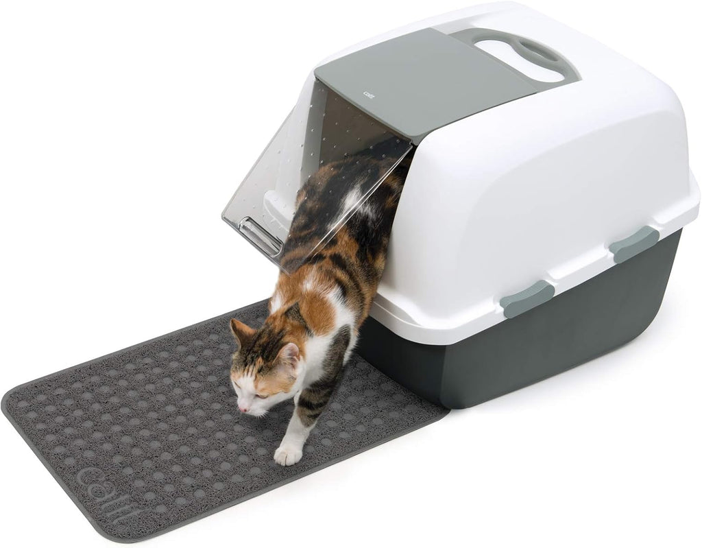 Demonstration of dual-action pockets trapping litter granules
