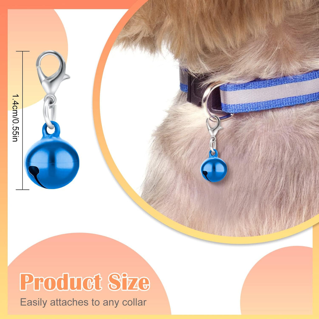 Vibrant multi colored dog and cat collar charms with lobster clasps